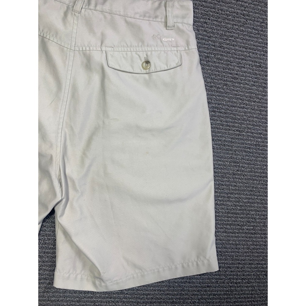 Columbia GRT Shorts Tan Chino Packable Hiking Outdoor Mens Size M Beige TL4046 - Picture 11 of 14